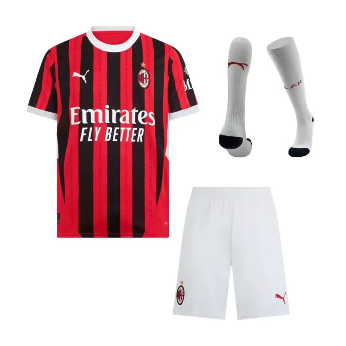 Men's AC Milan Home Jersey Full Kit 2024/25 - thejerseys