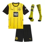 Kid's Borussia Dortmund Home Jerseys Full Kit 2024/25 - thejerseys