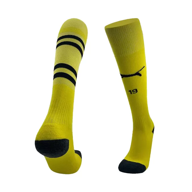 Borussia Dortmund Home Soccer Socks 2024/25 For Adults - thejerseys