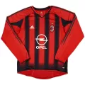 AC Milan Home Retro Long Sleeve Soccer Jersey 2004/05 - thejerseys