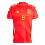 [Super Quality] Men's Spain FABIÁN #8 Home Soccer Jersey Euro 2024 - thejerseys