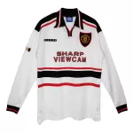 Manchester United Away Retro Long Sleeve Soccer Jersey 1998/99 - thejerseys