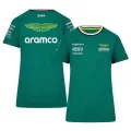 Women's Aston Martin Cognizant F1 Green T-Shirt 2024 - thejerseys
