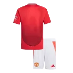 Kid's Manchester United Home Jerseys Kit(Jersey+Shorts) 2024/25 - thejerseys