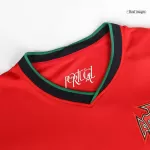 [Super Quality] Men's Portugal R.LEÃO #17 Home Soccer Jersey Euro 2024 - thejerseys