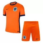 Men's Netherlands Home Jersey (Jersey+Shorts) Kit Euro 2024 - thejerseys