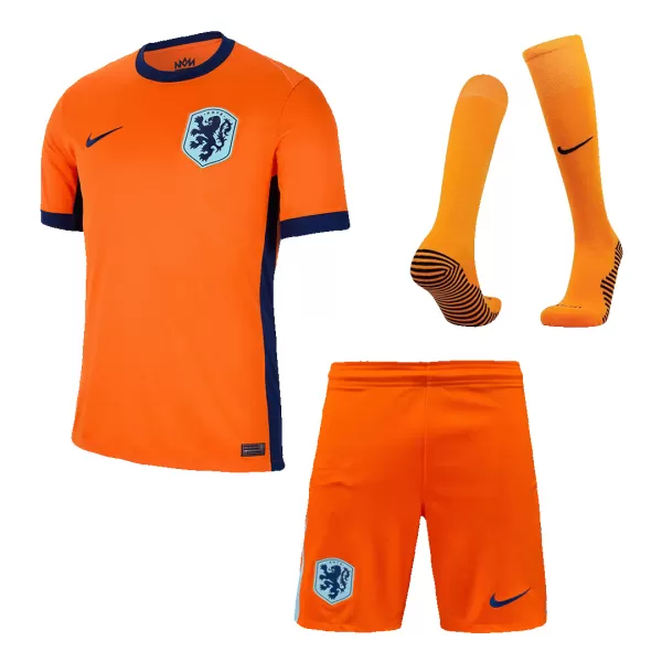 Men's Netherlands Home Jersey Full Kit Euro 2024 - thejerseys