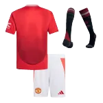 Kid's Manchester United Home Jerseys Full Kit 2024/25 - thejerseys