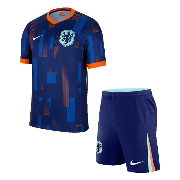 Men's Netherlands Away Jersey (Jersey+Shorts) Kit Euro 2024 - thejerseys