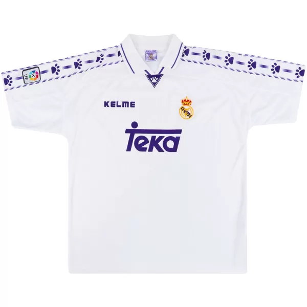 Real Madrid Home Retro Soccer Jersey 1996/97 - thejerseys