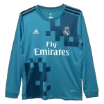 Real Madrid Third Away Retro Long Sleeve Soccer Jersey 2017/18 - thejerseys