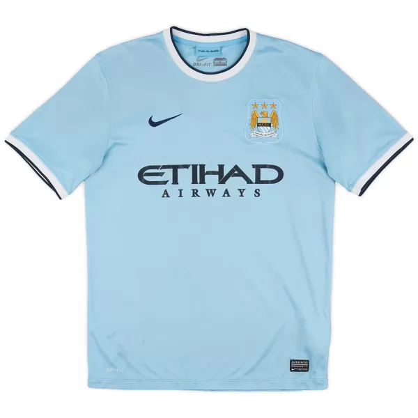 Classic Manchester City Home Jersey 2013/14 - thejerseys