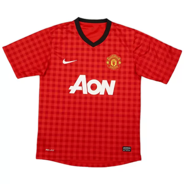 Manchester United Home Retro Soccer Jersey 2012/13 - thejerseys