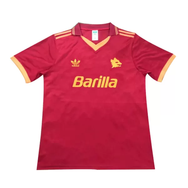 Roma Home Retro Soccer Jersey 1992/94 - thejerseys