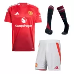 [Super Quailty] Men's Manchester United Home Jersey Full Kit 2024/25 - thejerseys