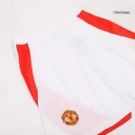 Manchester United Home Soccer Shorts 2024/25 - thejerseys