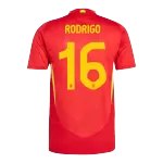 Spain RODRIGO #16 Home Match Jersey Euro 2024 - thejerseys