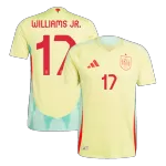 Spain WILLIAMS JR. #17 Away Soccer Jersey Euro 2024 - Player Version - thejerseys
