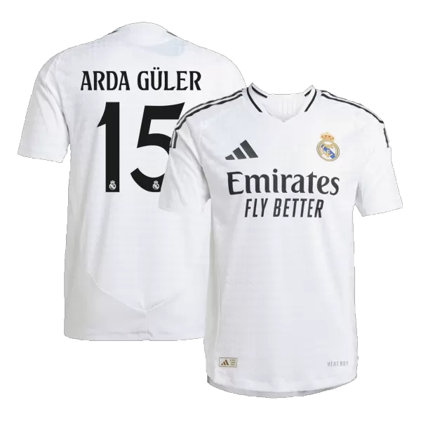 [Super Quality] Real Madrid ARDA GÜLER #15 Home Soccer Jersey 2024/25 - Player Version - thejerseys