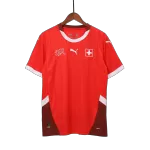 Men's Switzerland Home Soccer Jersey Euro 2024 - thejerseys