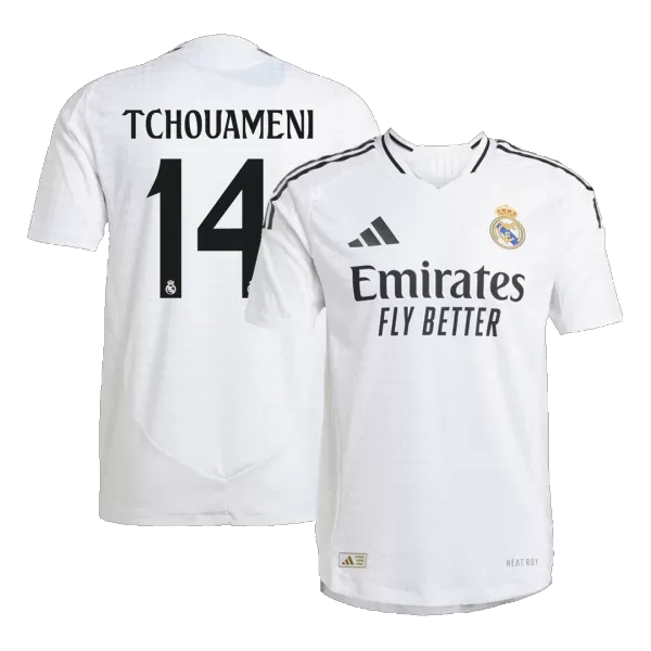 [Super Quality] Real Madrid TCHOUAMENI #14 Home Soccer Jersey 2024/25 - Player Version - thejerseys