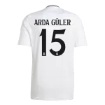 [Super Quality] Men's Real Madrid ARDA GÜLER #15 Home Soccer Jersey 2024/25 - thejerseys