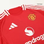 Manchester United Home Soccer Jersey 2024/25 - Player Version - thejerseys