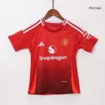 Kid's Manchester United Home Jerseys Kit(Jersey+Shorts) 2024/25 - thejerseys