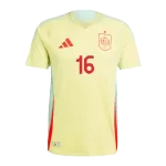 Spain RODRIGO #16 Away Soccer Jersey Euro 2024 - Player Version - thejerseys