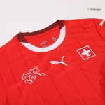 Men's Switzerland Home Soccer Jersey Euro 2024 - thejerseys