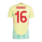 Spain RODRIGO #16 Away Soccer Jersey Euro 2024 - Player Version - thejerseys