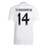 [Super Quailty] Men's Real Madrid TCHOUAMENI #14 Home Soccer Jersey 2024/25 - thejerseys