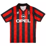 AC Milan Home Retro Soccer Jersey 1995/96 - thejerseys