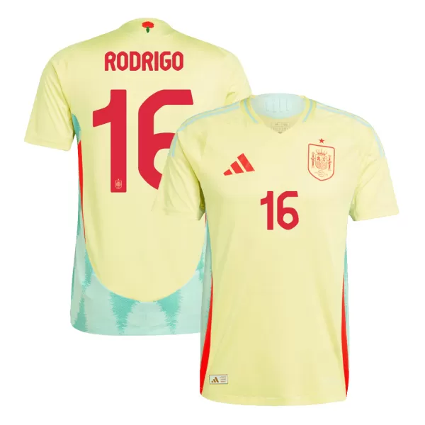 Spain RODRIGO #16 Away Soccer Jersey Euro 2024 - Player Version - thejerseys