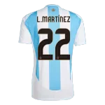 [Super Quality] Men's Argentina L.MARTÍNEZ #22 Home Soccer Jersey 2024 - thejerseys