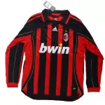 AC Milan Home Retro Long Sleeve Soccer Jersey 2006/07 - thejerseys
