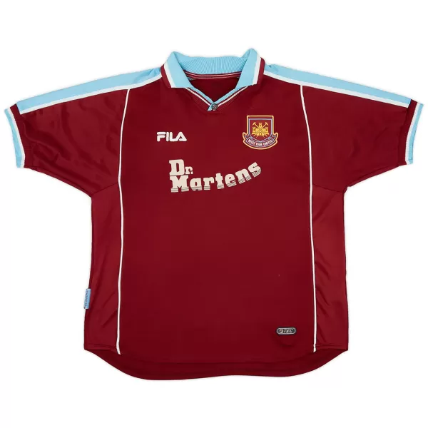 West Ham United Home Retro Soccer Jersey 1999/1 - thejerseys