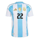 Argentina L.MARTÍNEZ #22 Home Soccer Jersey 2024 - Player Version - thejerseys