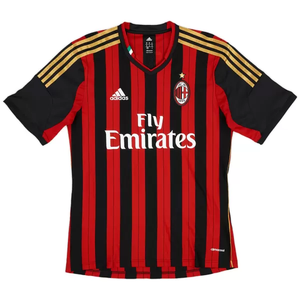 AC Milan Home Retro Soccer Jersey 2013/14 - thejerseys