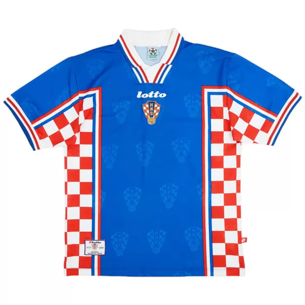 Croatia Away Retro Soccer Jersey 1998 - thejerseys