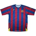 Barcelona Home Retro Soccer Jersey 2005/06 - thejerseys