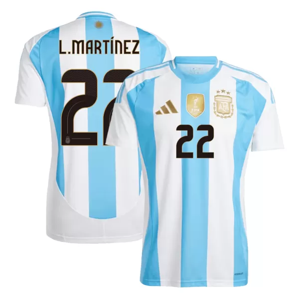 [Super Quality] Men's Argentina L.MARTÍNEZ #22 Home Soccer Jersey 2024 - thejerseys