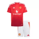 Kid's Manchester United Home Jerseys Kit(Jersey+Shorts) 2024/25 - thejerseys