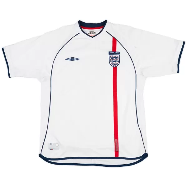 England Home Retro Soccer Jersey 2002 - thejerseys