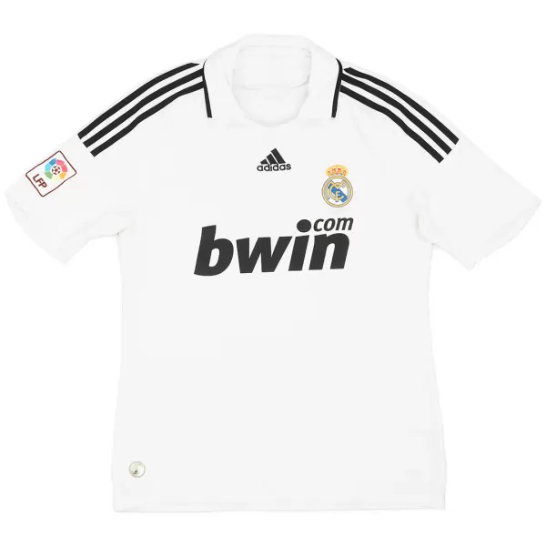 Real Madrid Home Retro Soccer Jersey 2008/09 - thejerseys
