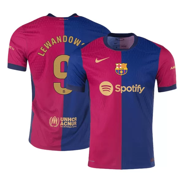 Barcelona LEWANDOWSKI #9 Home Match Jersey 2024/25 - Old Sponsor - thejerseys