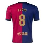 Men's Barcelona PEDRI #8 Home Soccer Jersey 2024/25 - thejerseys