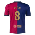 [Super Quailty] Men's Barcelona PEDRI #8 Home Soccer Jersey 2024/25 - thejerseys