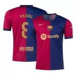 Men's Barcelona PEDRI #8 Home Soccer Jersey 2024/25 - thejerseys