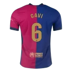 Barcelona GAVI #6 Home Soccer Jersey 2024/25 - Player Version - thejerseys